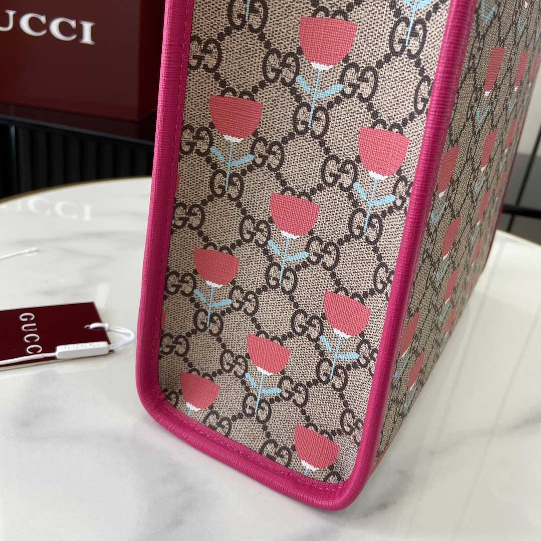 Gucci Children's Flower print Tote Bag - EUR FASHION