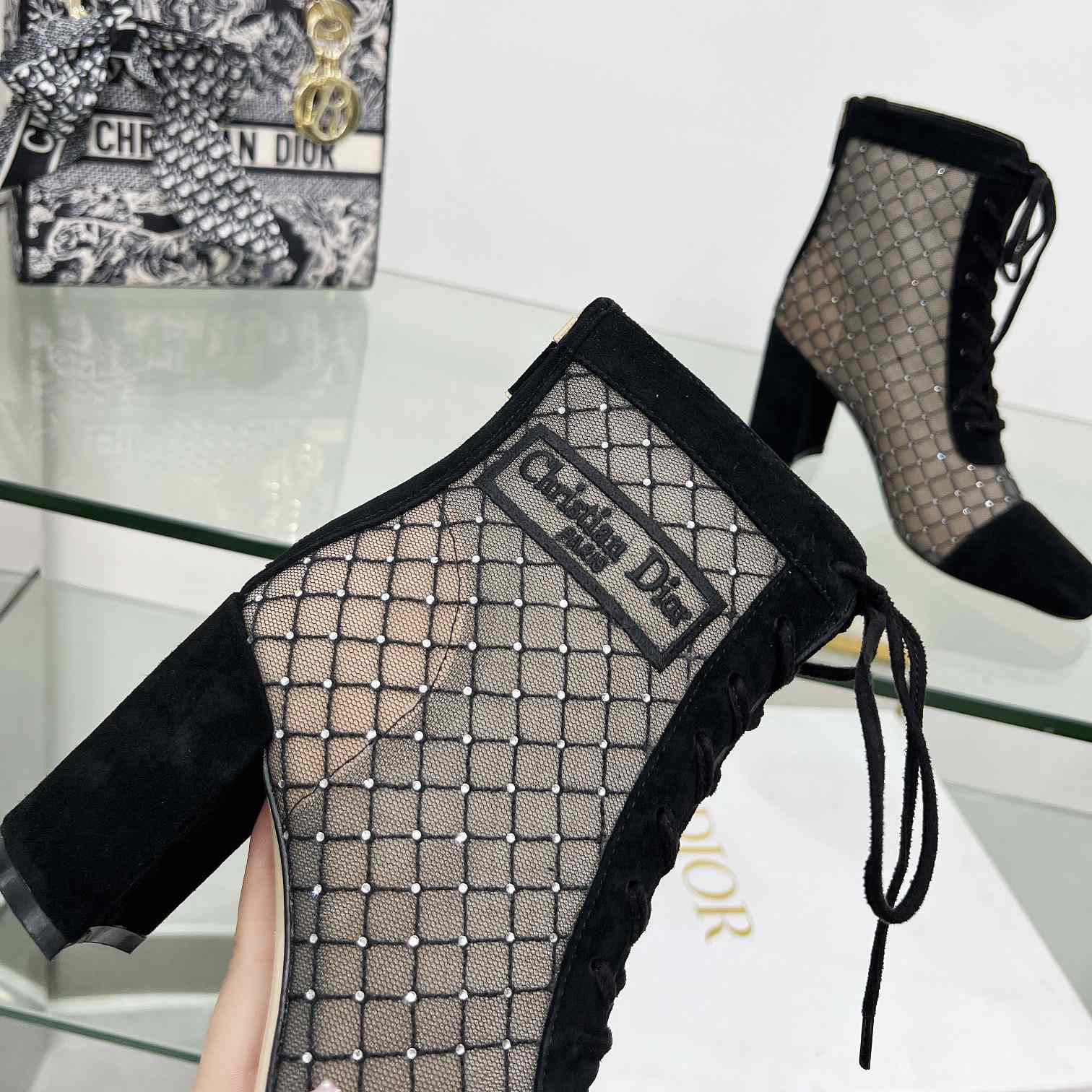 Dior Naughtily-D Heeled Ankle Boot - EUR FASHION