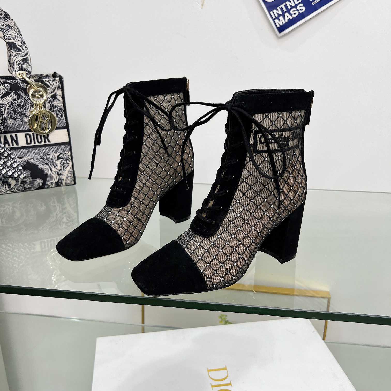 Dior Naughtily-D Heeled Ankle Boot - EUR FASHION