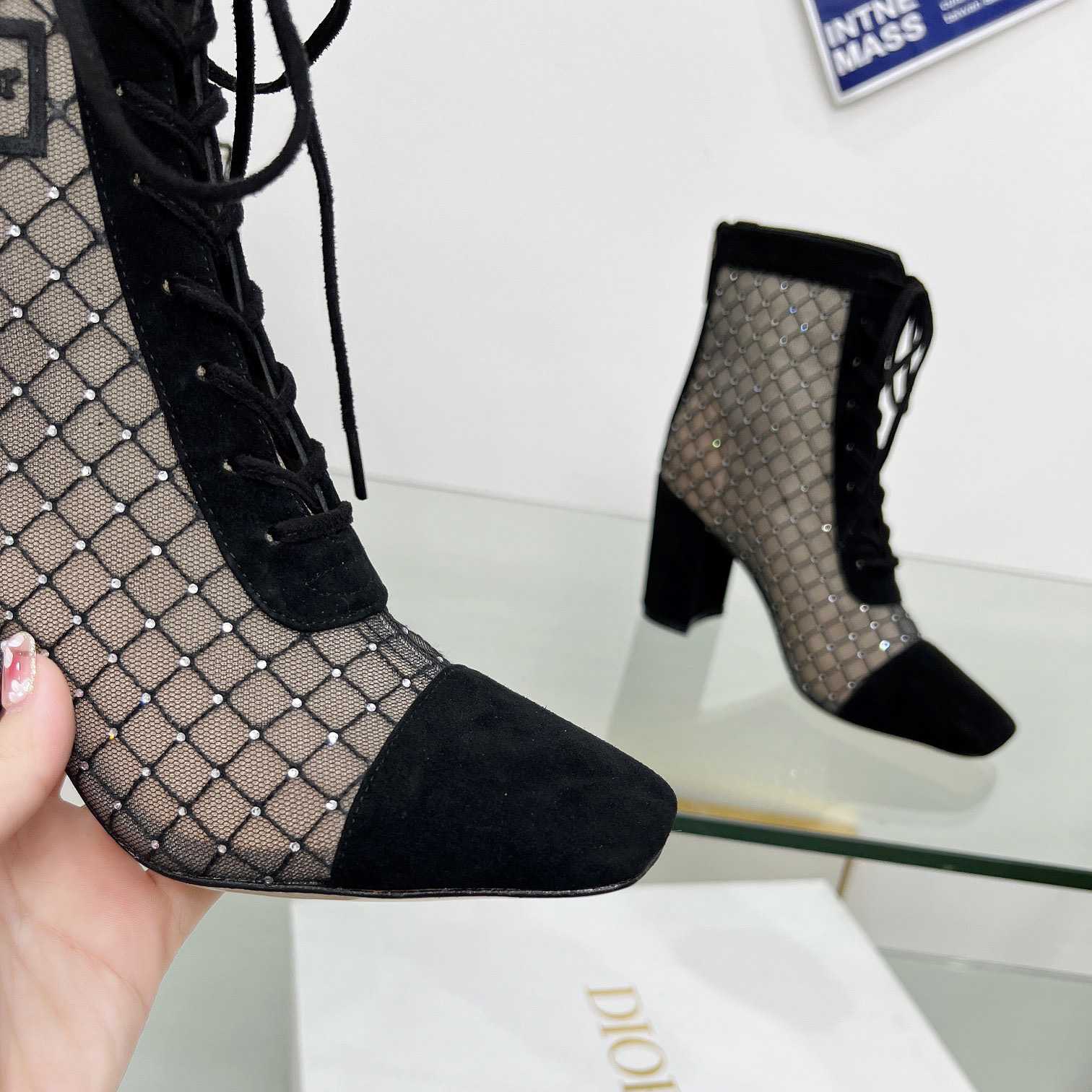 Dior Naughtily-D Heeled Ankle Boot - EUR FASHION