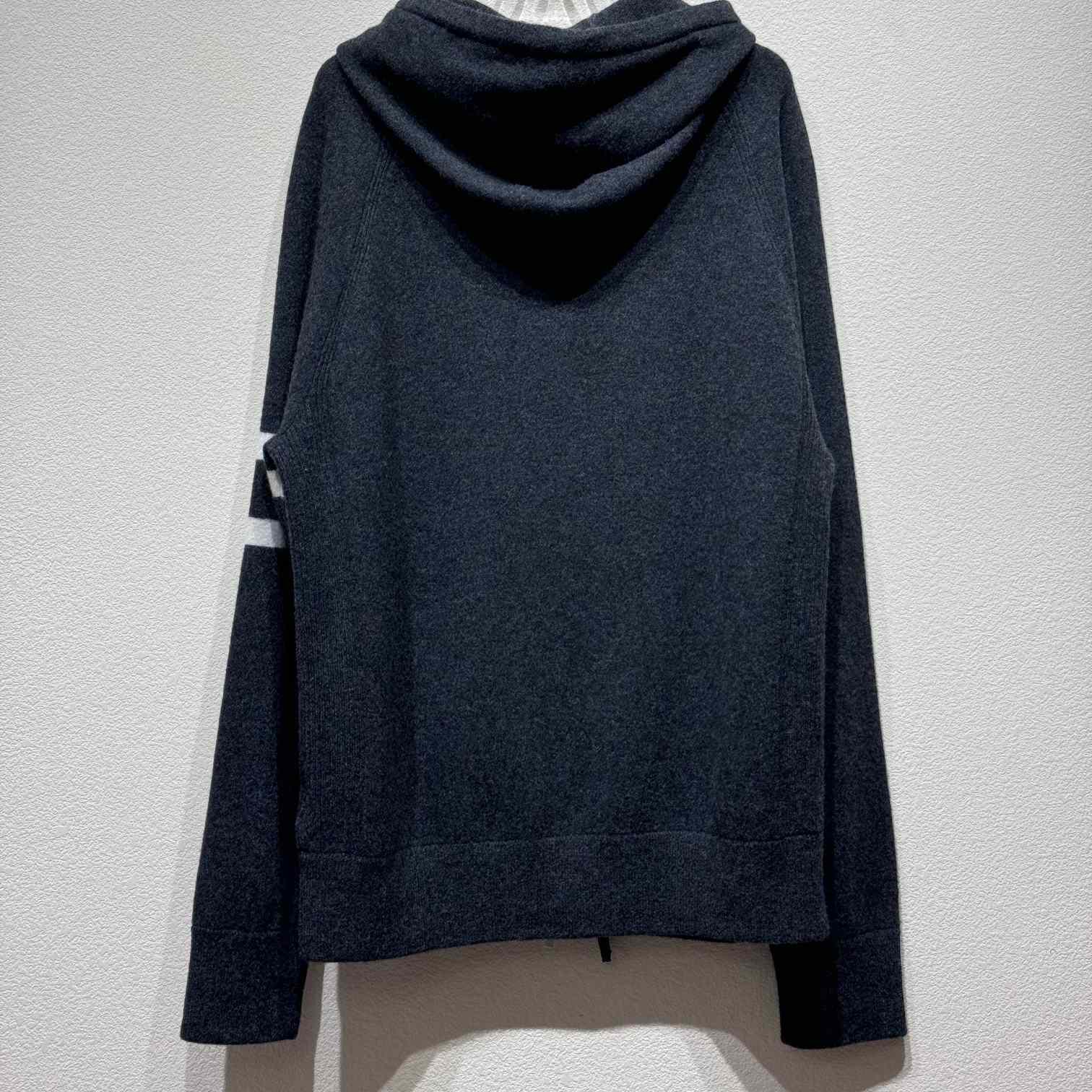 Thom Browne Knitted Zip Hoodie - EUR FASHION
