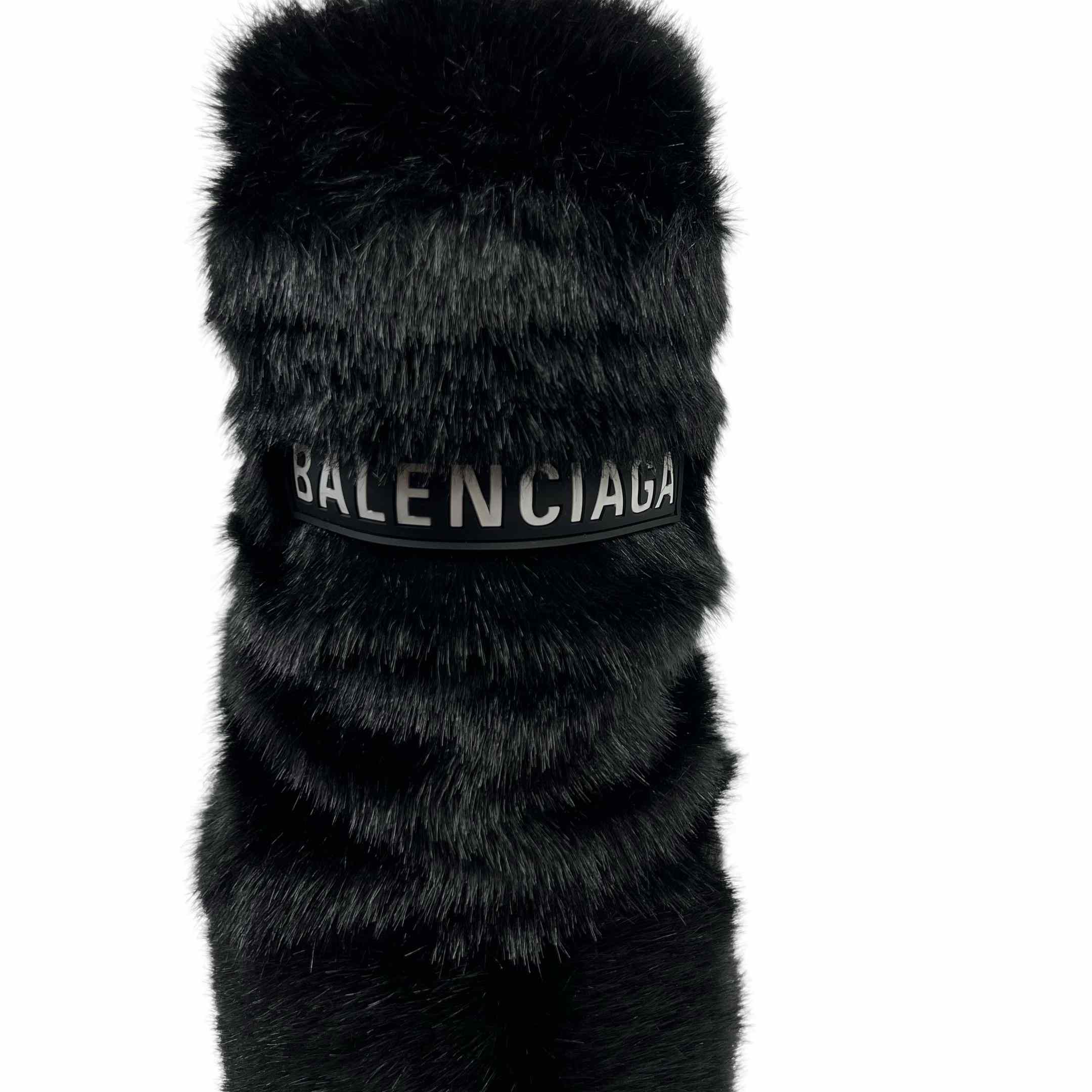 Balenciaga Alaska Low Faux-fur Boots - EUR FASHION