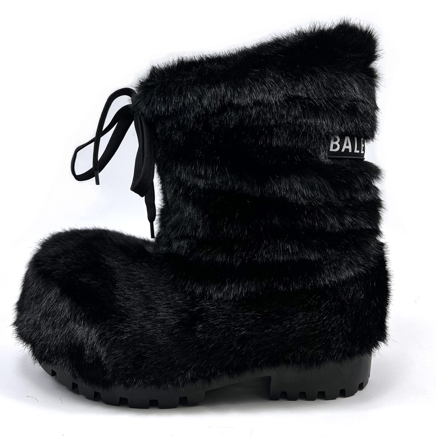 Balenciaga Alaska Low Faux-fur Boots - EUR FASHION