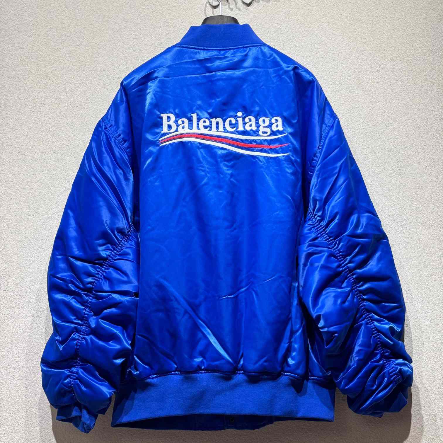 Balenciaga Embroidered-logo Bomber Jacket - EUR FASHION