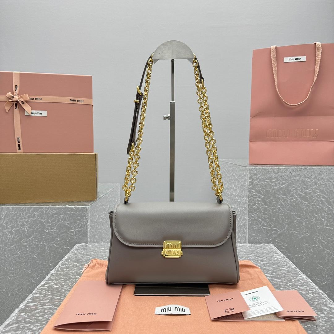 Miu Miu Leather Shoulder Bag - EUR FASHION