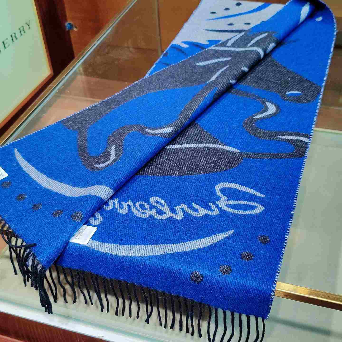Burberry Mirrored Horse Cashmere Scarf - EUR FASHION