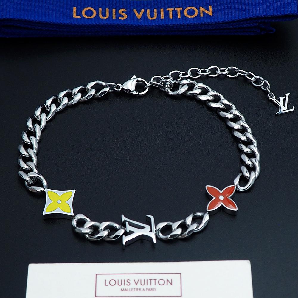 Louis Vuitton Monogram Row Bracelet  M1598A - EUR FASHION