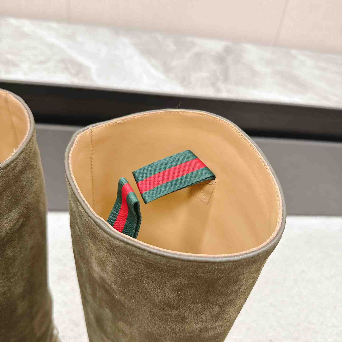Gucci Women's Slim Horsebit Boot - EUR FASHION