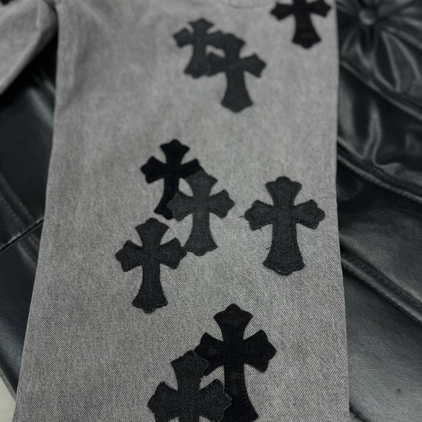Chrome Heart X SexRecords Jeans - EUR FASHION