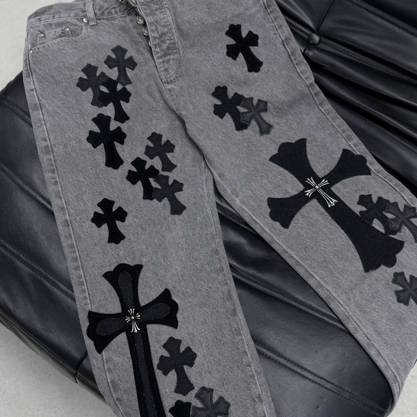 Chrome Heart X SexRecords Jeans - EUR FASHION