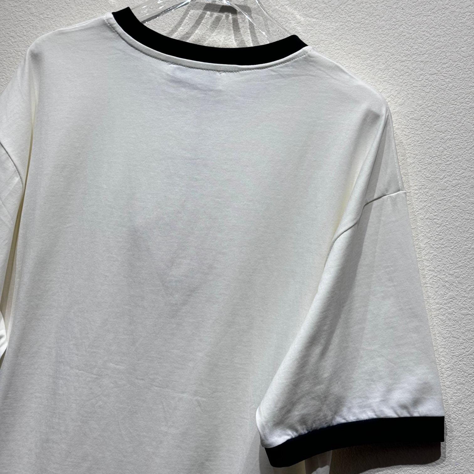 Miu Miu Logo Cotton T-shirt - EUR FASHION
