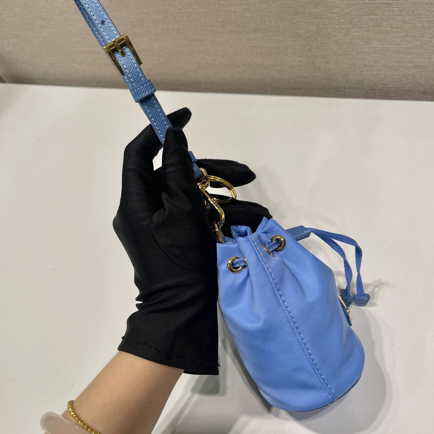 Prada Mini Icon Re-Nylon Bag Charm - EUR FASHION