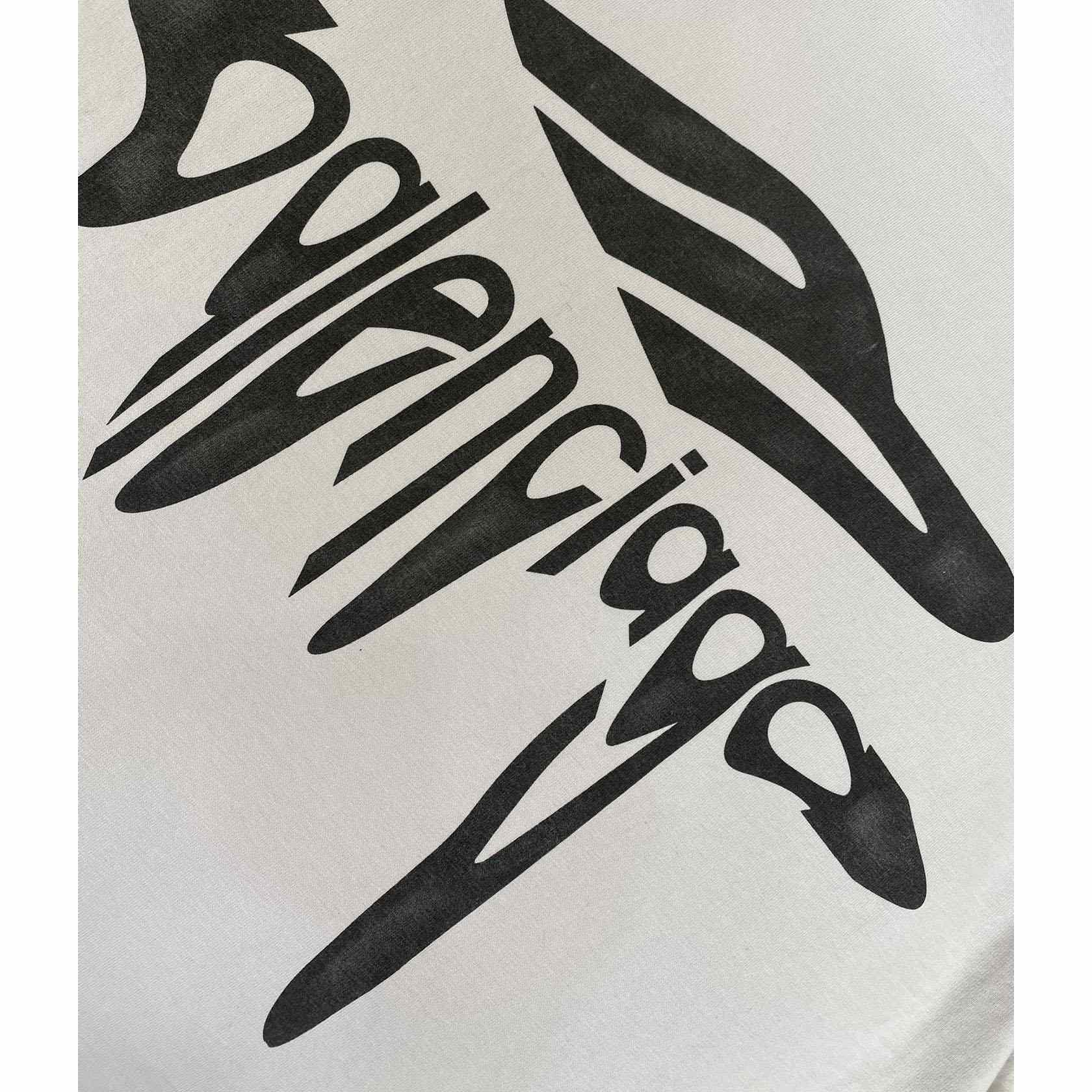Balenciaga 3B Liquefied T-Shirt Oversized in Dirty White - EUR FASHION