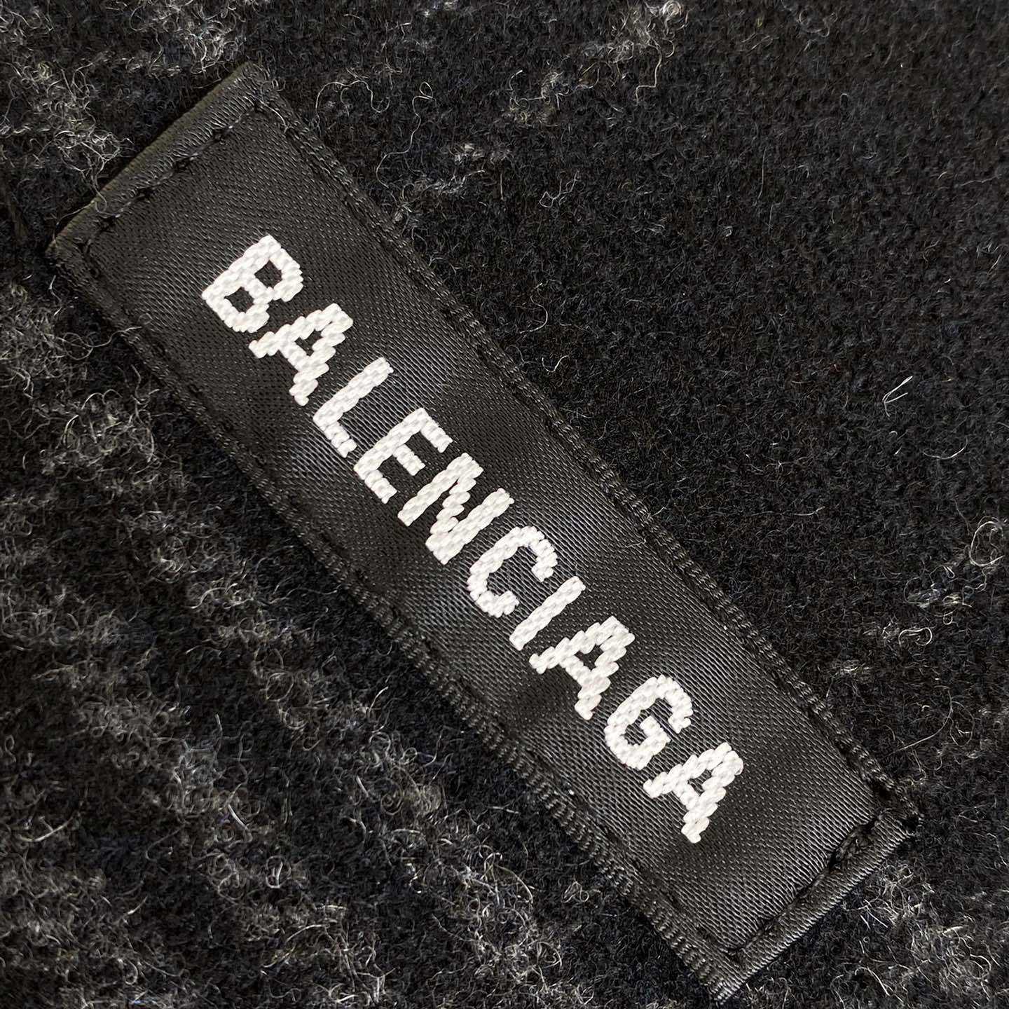 Balenciaga Black Checked Wool-Blend Flannel Shirt - EUR FASHION
