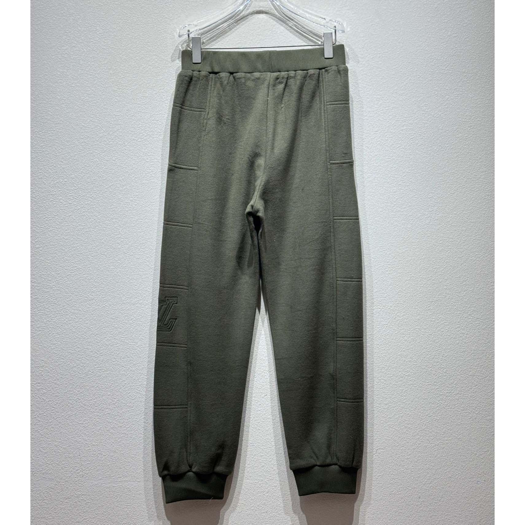 Louis Vuitton Quilted Textured Wool Pants   1AGJPS - EUR FASHION