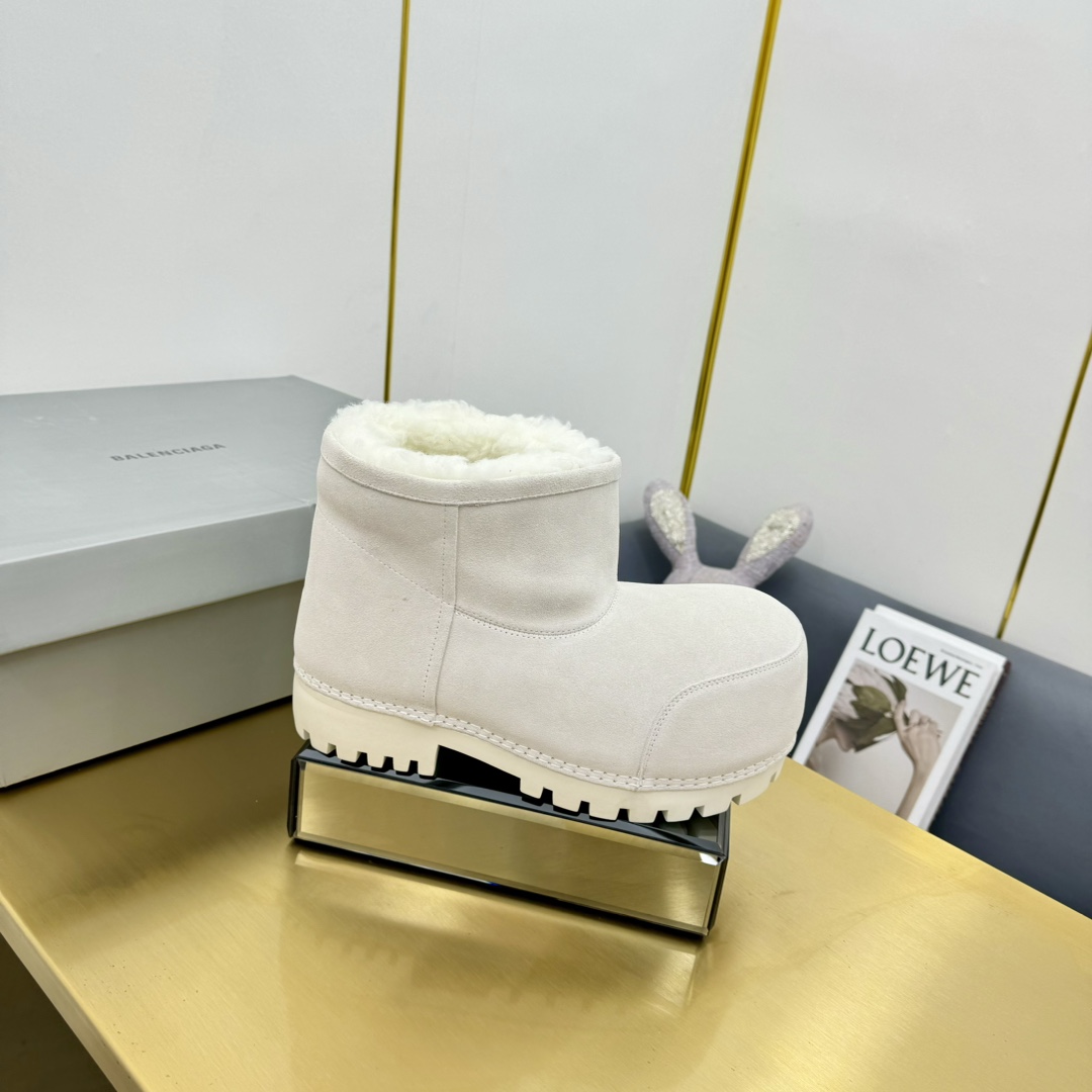 Balenciaga Alaska Fur Bootie  - EUR FASHION