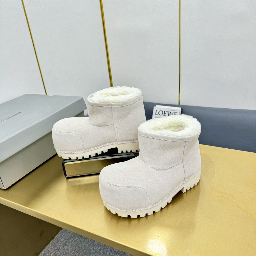Balenciaga Alaska Fur Bootie  - EUR FASHION