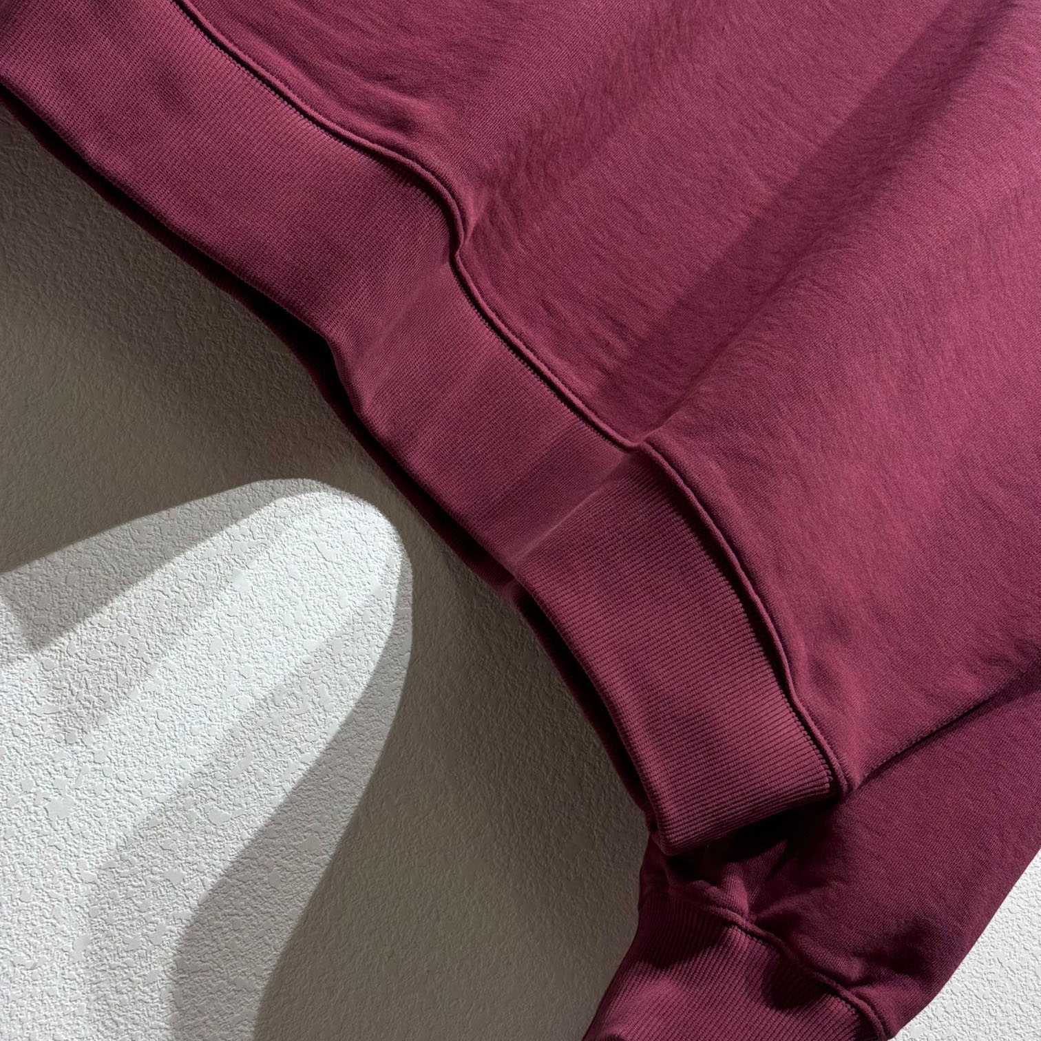 Miu Miu Burgundy Long Sleeve Polo With Logo In Red - EUR FASHION