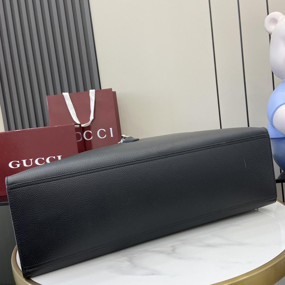 Gucci Large Tote Bag With Hook Closure - EUR FASHION
