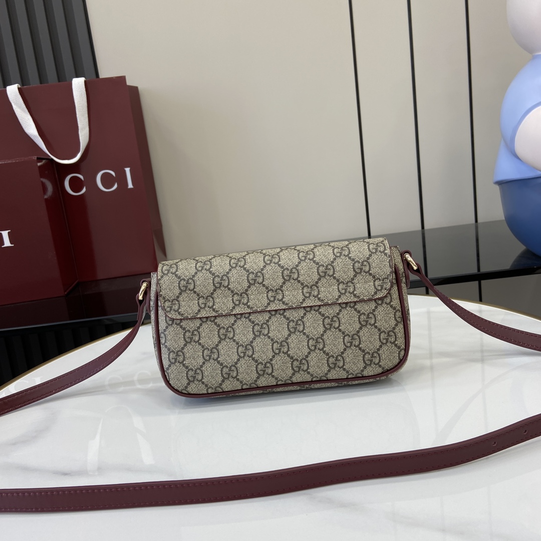 Gucci GG Mini Shoulder Bag With Cat Detail - EUR FASHION