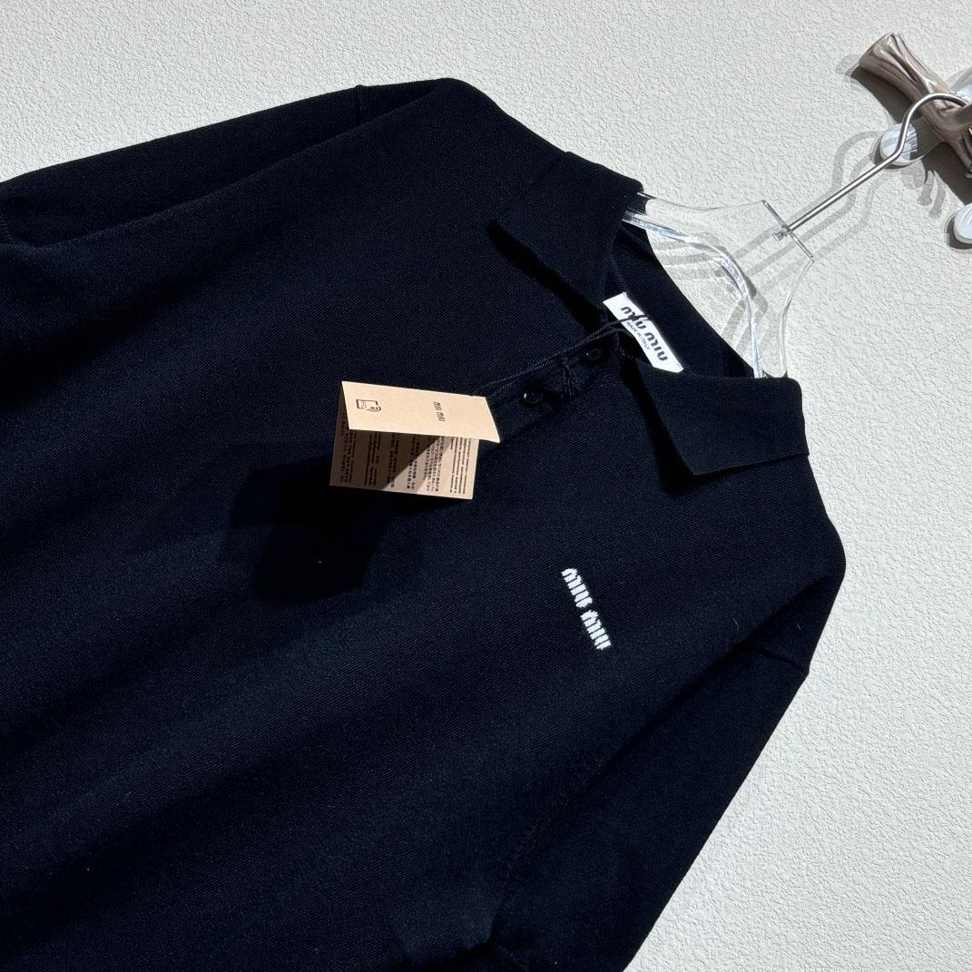 Miu Miu Cotton Piqué Polo Shirt - EUR FASHION
