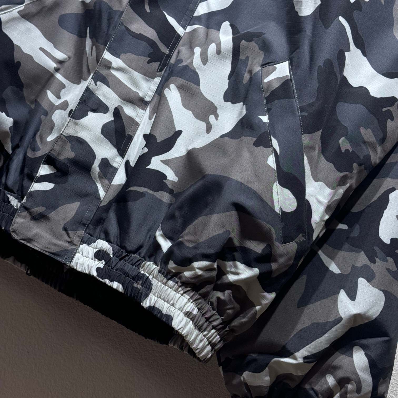 Balenciaga Camo Ski Parka In Grey  - EUR FASHION