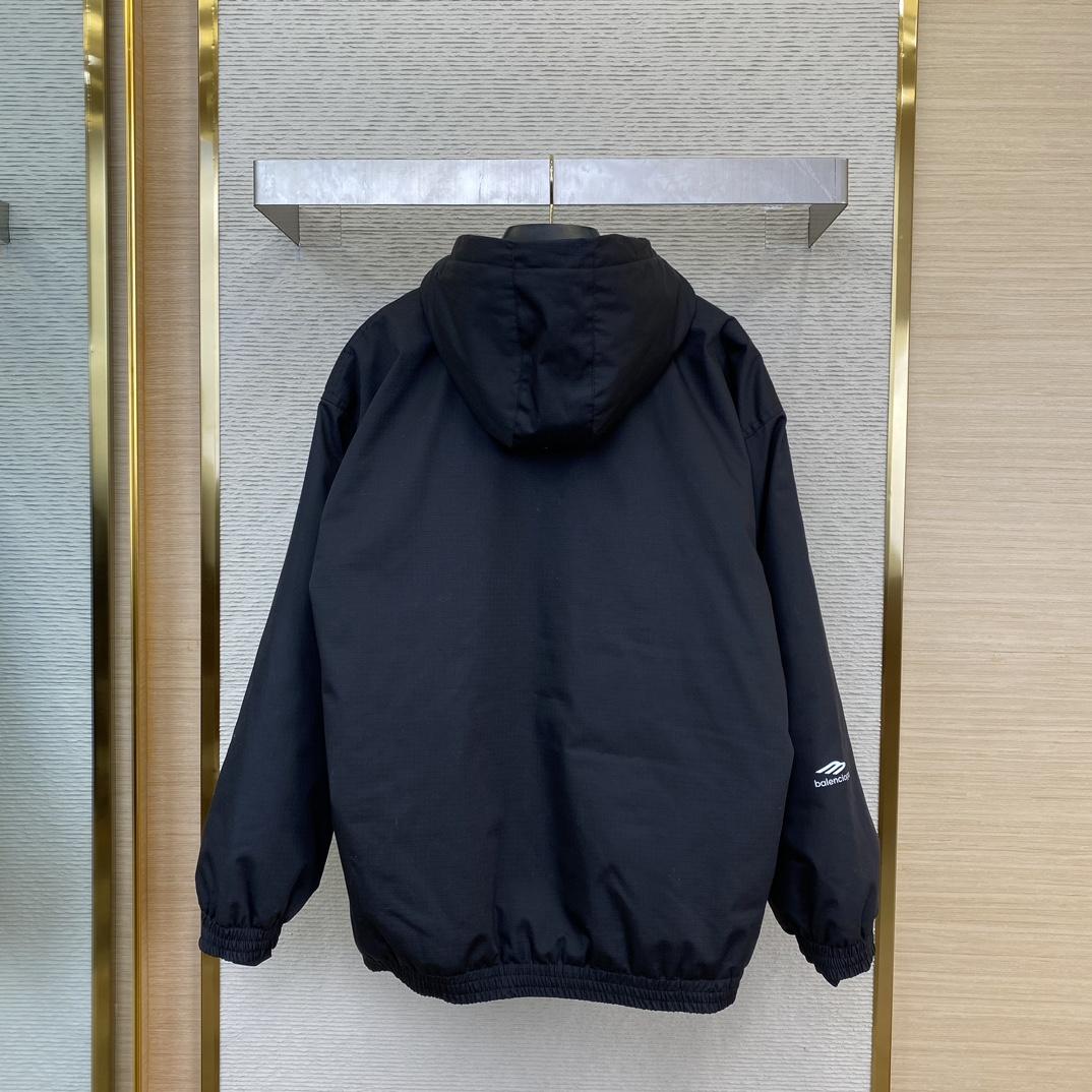 Balenciaga 3B Sports Icon Ski Parka In Black  - EUR FASHION
