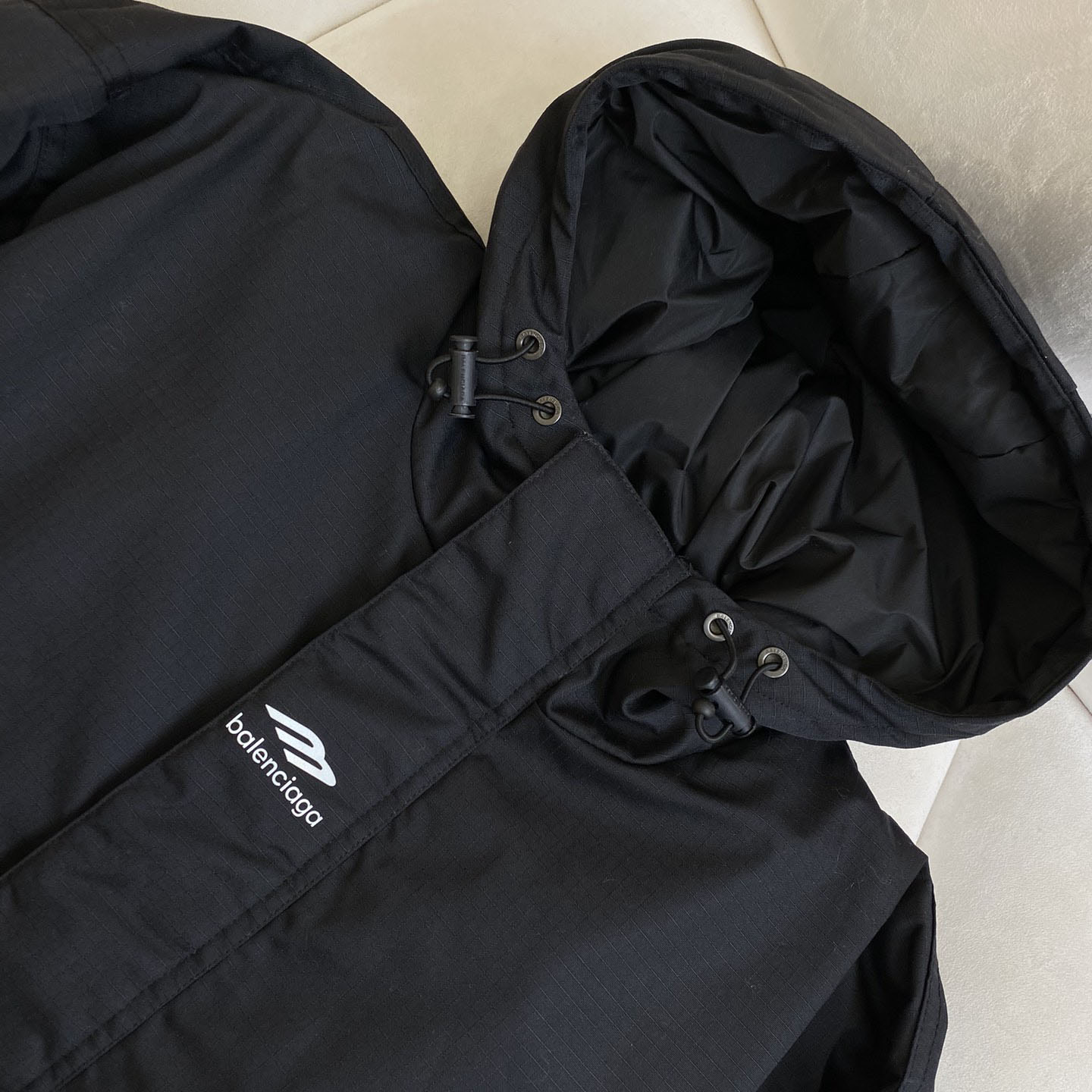 Balenciaga 3B Sports Icon Ski Parka In Black  - EUR FASHION