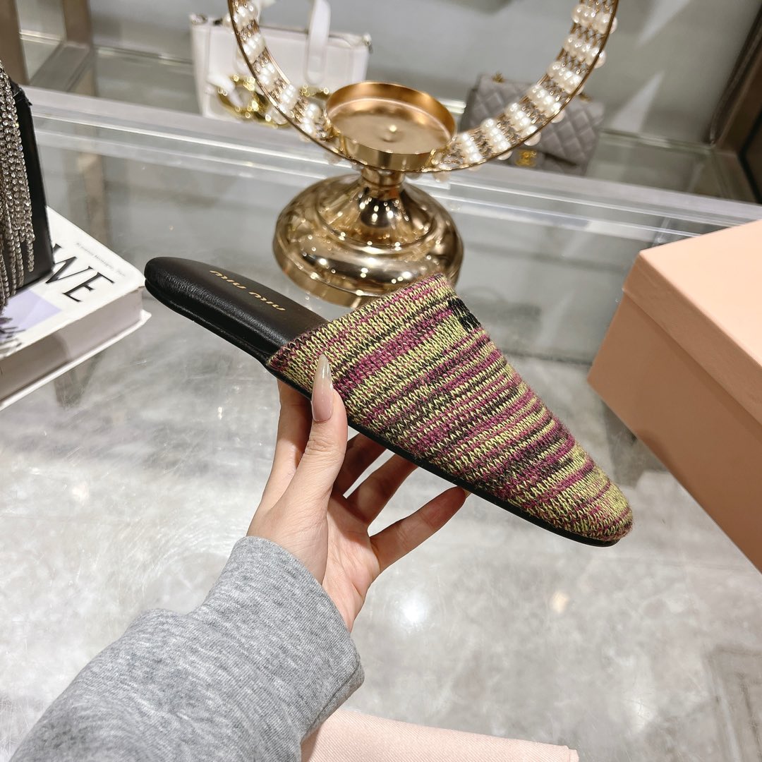 Miu Miu Wool slippers - EUR FASHION