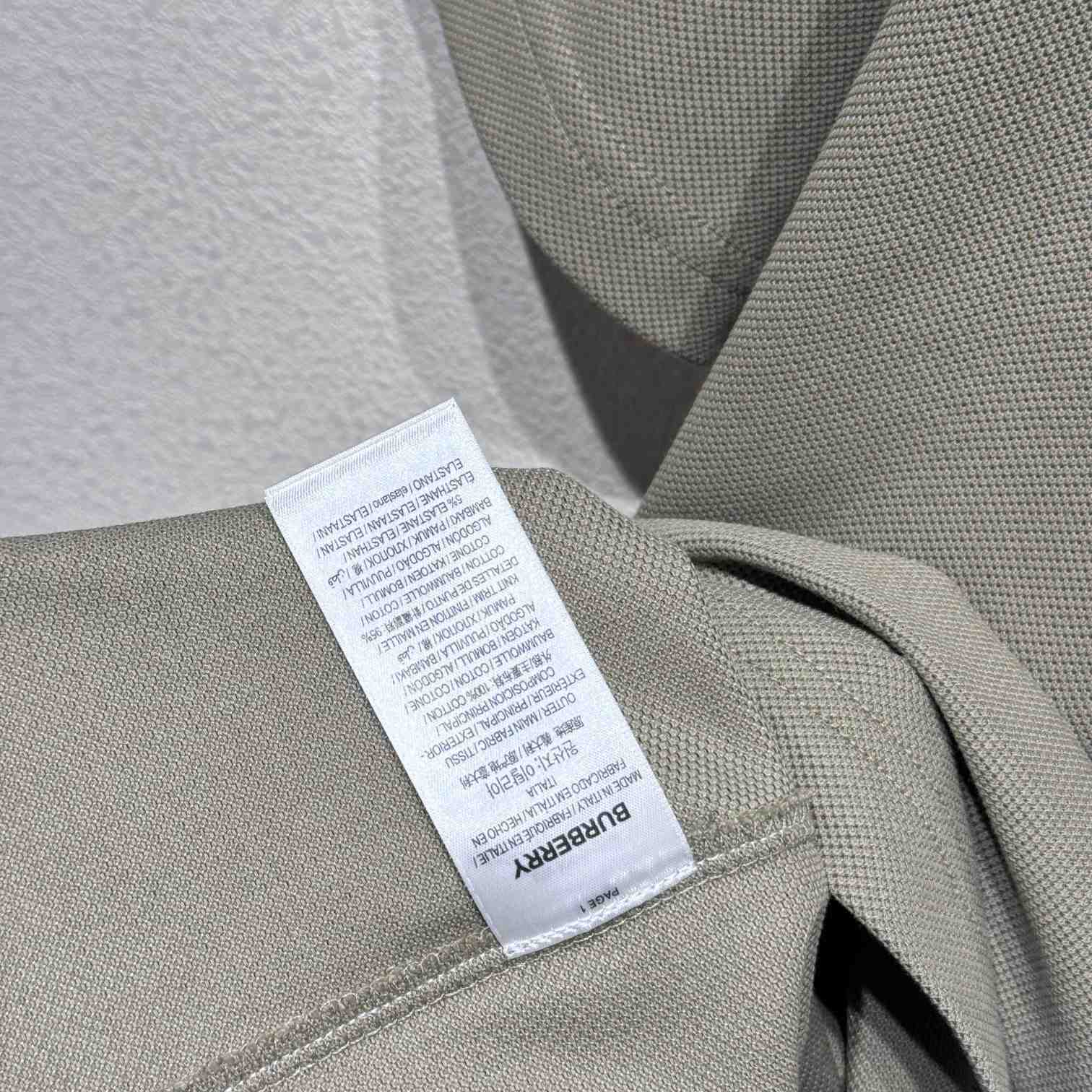 Burberry Cotton Polo Shirt - EUR FASHION