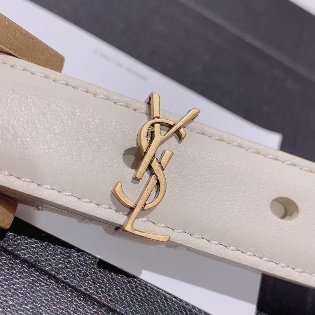 Saint Laurent Leather Belt     - EUR FASHION