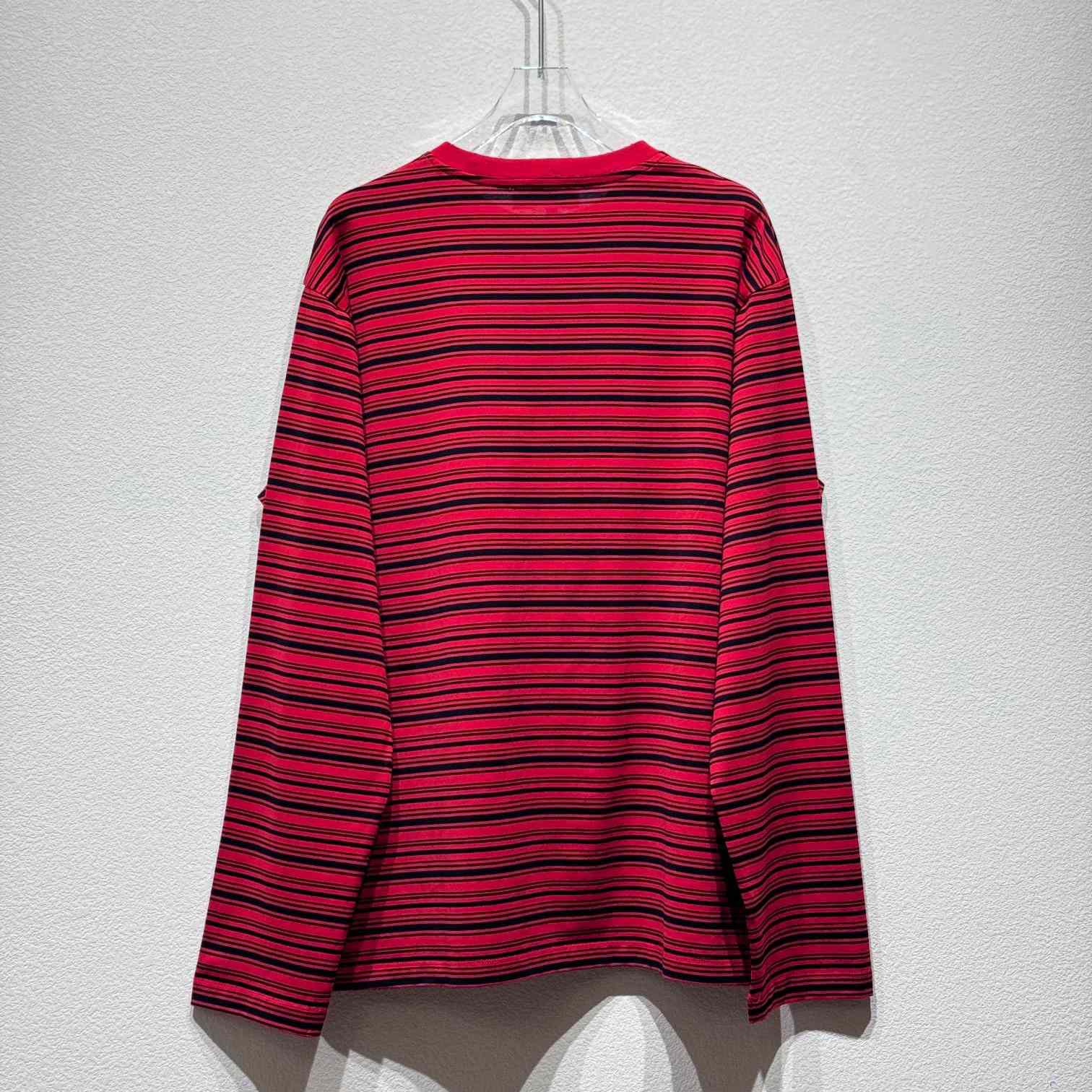 Miu Miu Long-sleeved Cotton Jersey T-shirt - EUR FASHION