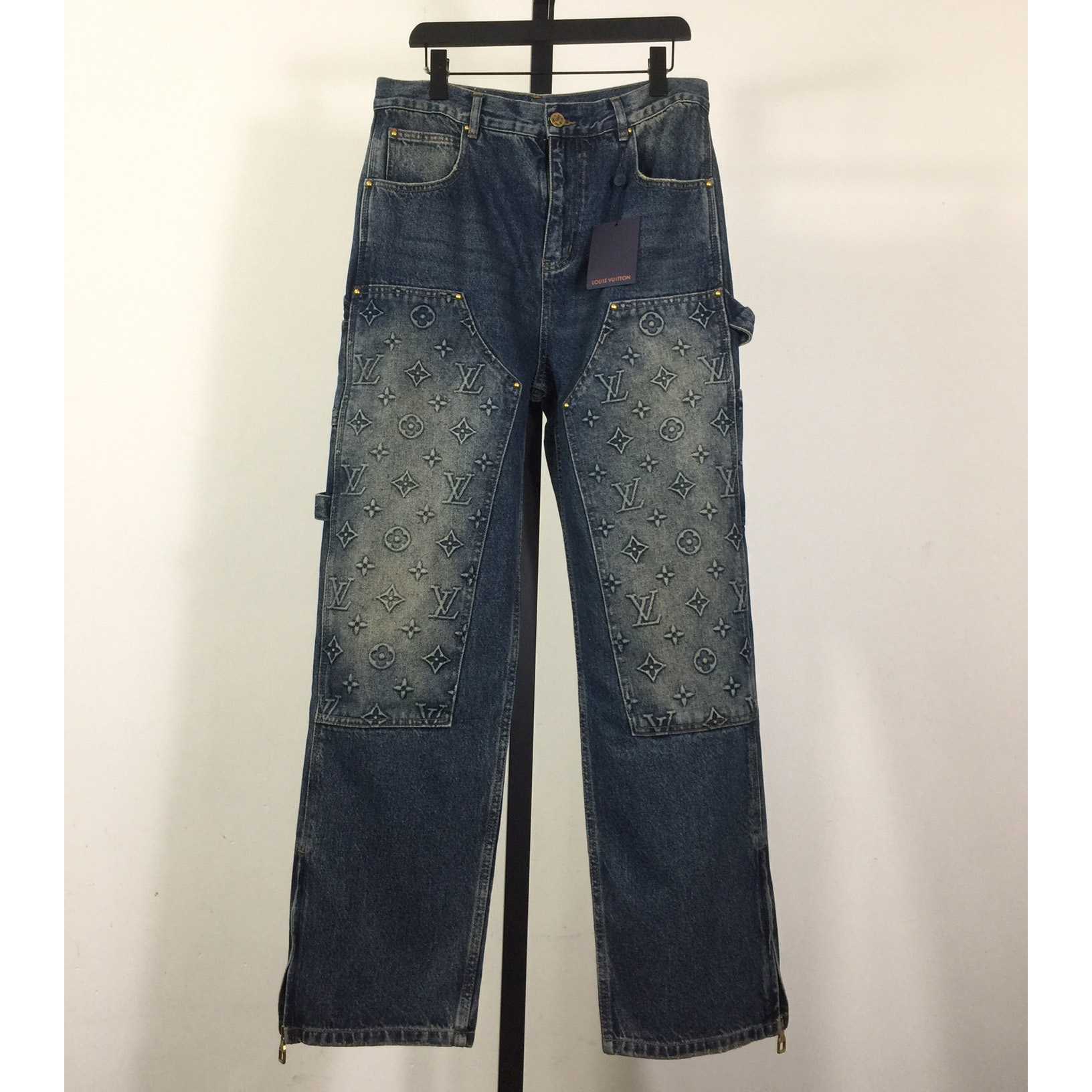 Louis Vuitton Monogram Carpenter Jeans - EUR FASHION
