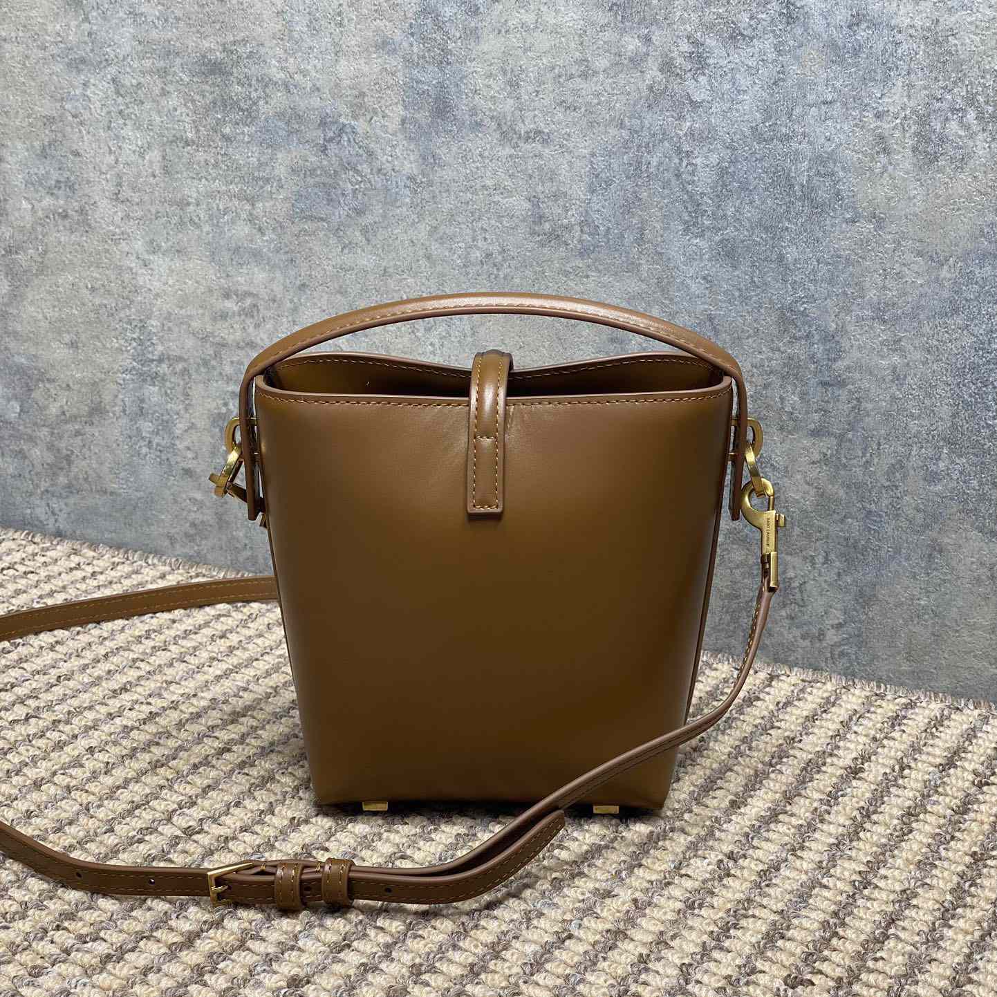 Saint Laurent Le 37 Mini In Shiny Leather - EUR FASHION
