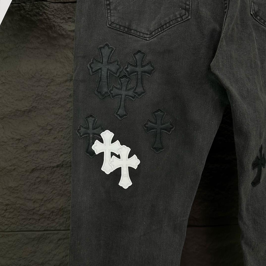 Chrome Hearts Straight Leg Jeans - EUR FASHION