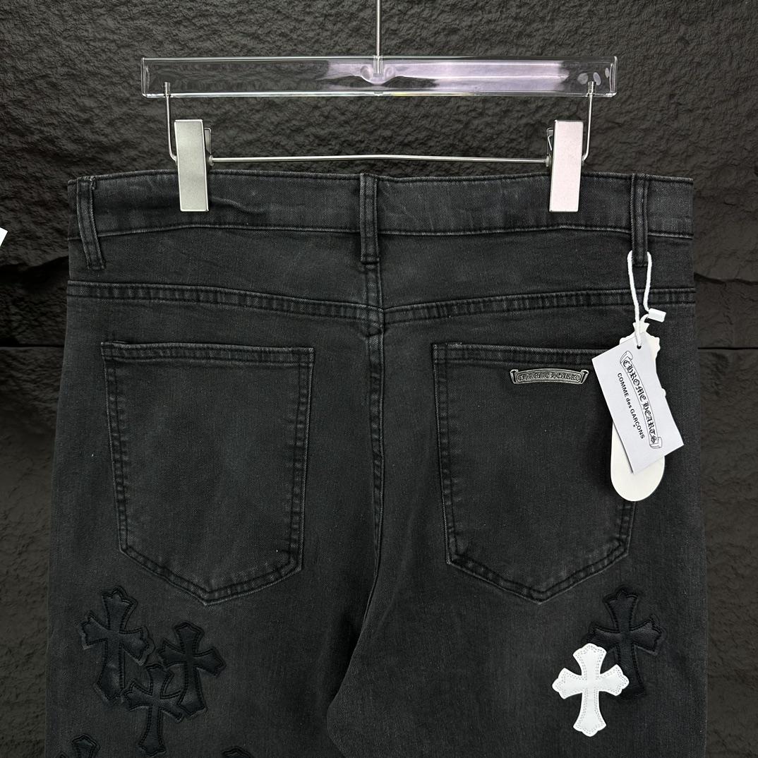Chrome Hearts Straight Leg Jeans - EUR FASHION