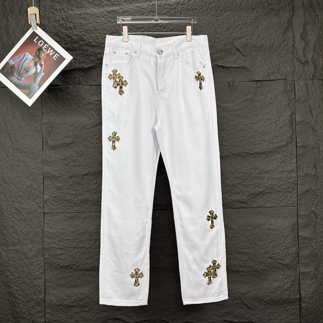 Chrome Hearts Straight Leg Jeans - EUR FASHION