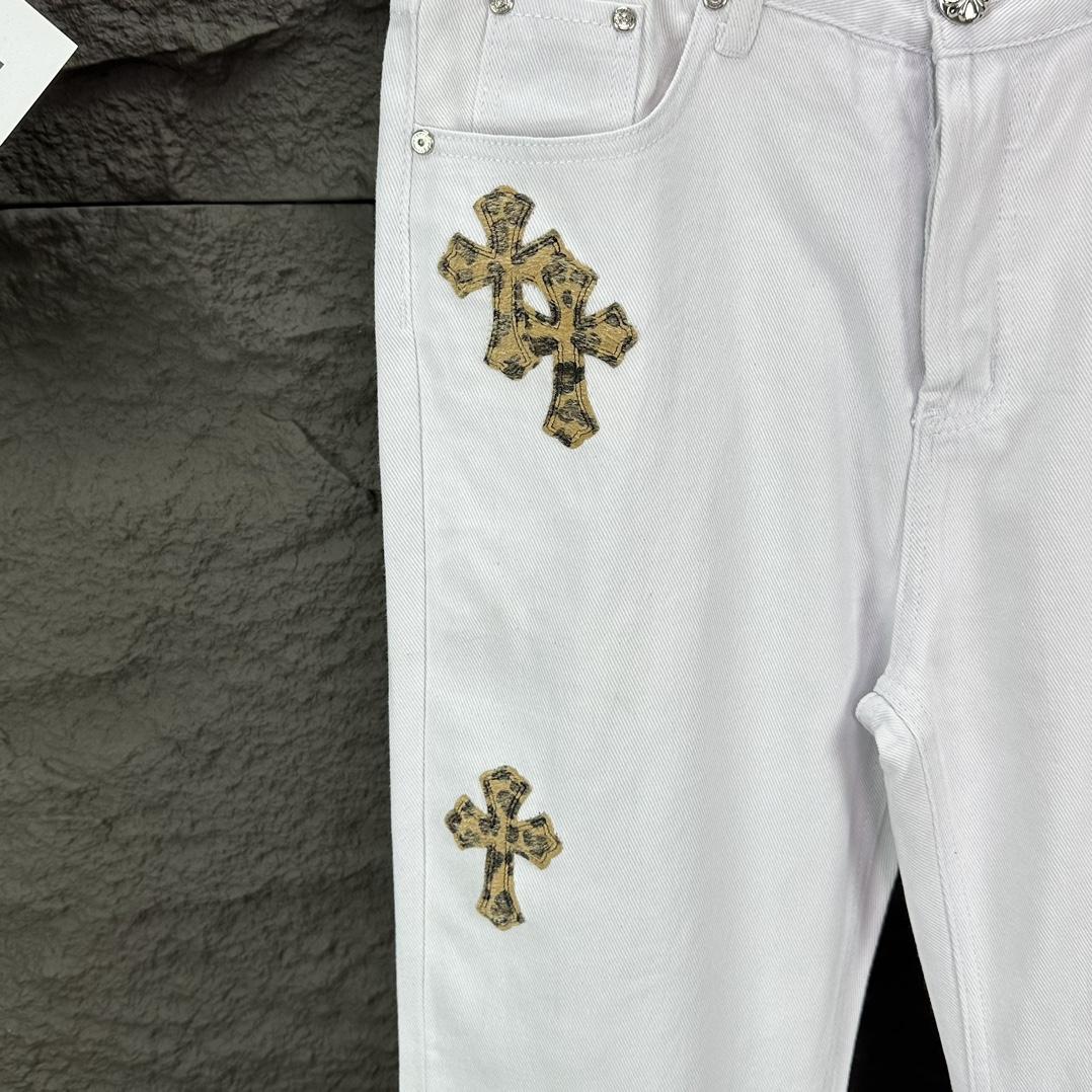 Chrome Hearts Straight Leg Jeans - EUR FASHION