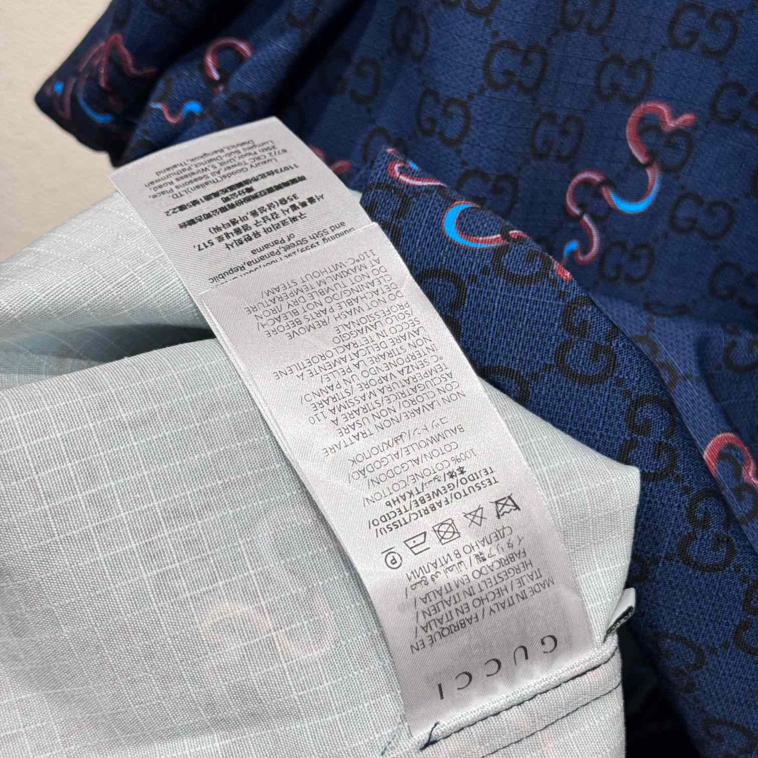 Gucci Printed Cotton Ripstop Shirt - EUR FASHION