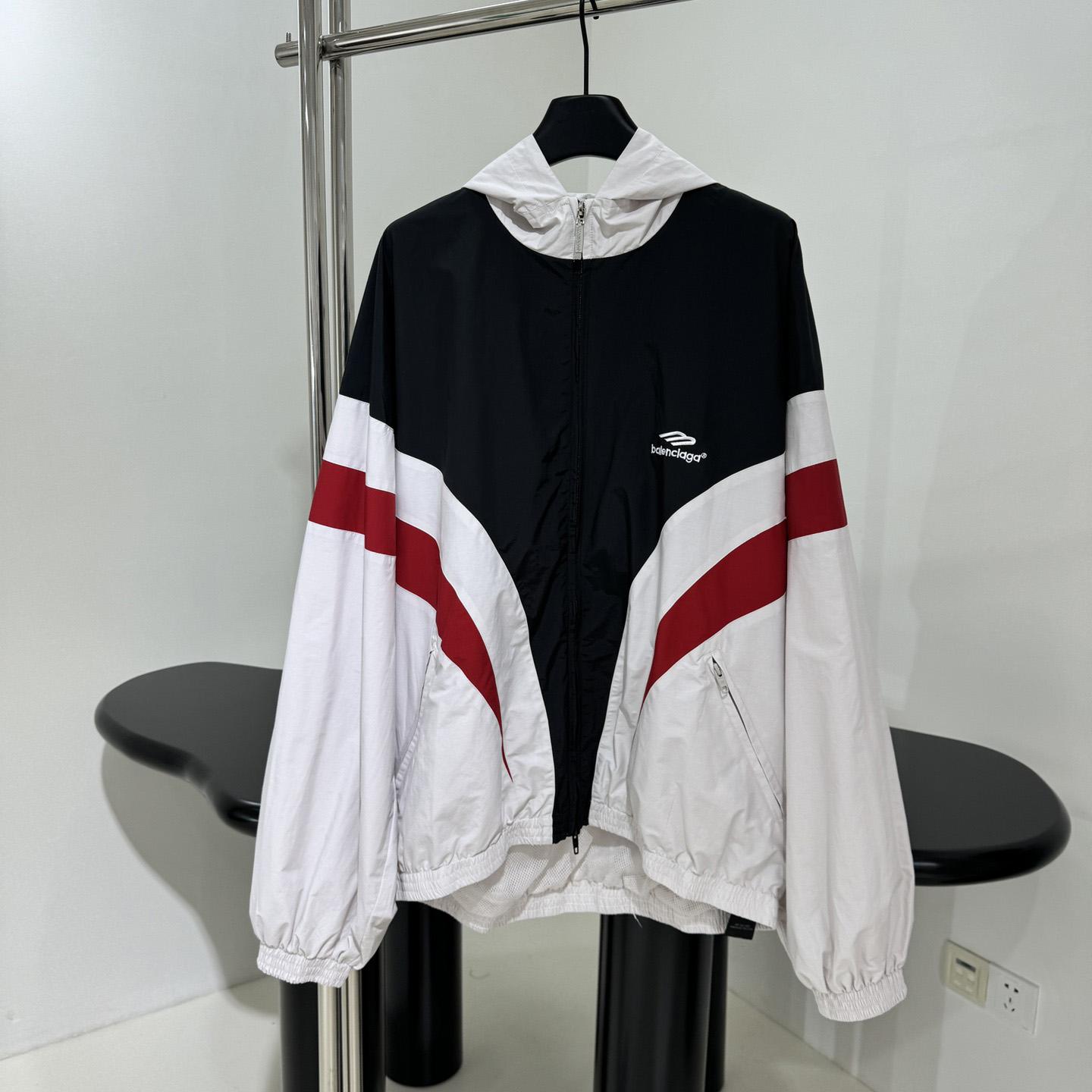 Balenciaga 3B Sports Icon Pull-Over Tracksuit Jacket - EUR FASHION