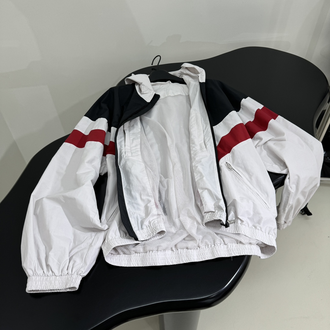 Balenciaga 3B Sports Icon Pull-Over Tracksuit Jacket - EUR FASHION