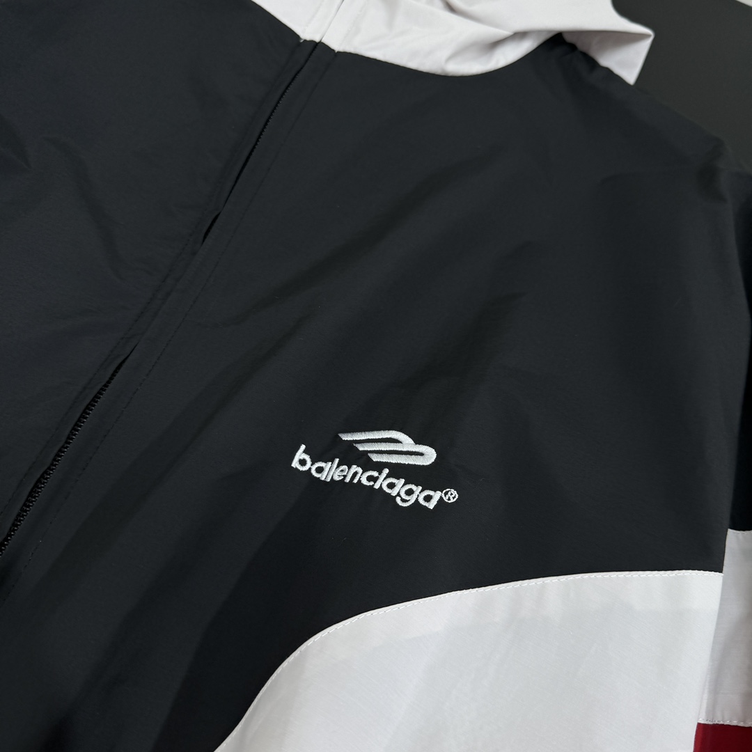 Balenciaga 3B Sports Icon Pull-Over Tracksuit Jacket - EUR FASHION