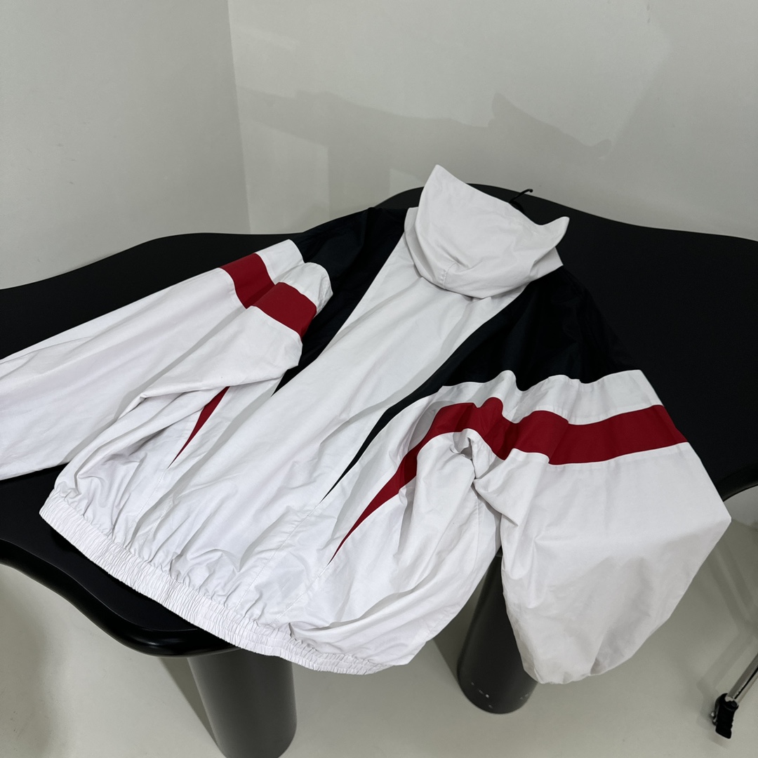 Balenciaga 3B Sports Icon Pull-Over Tracksuit Jacket - EUR FASHION