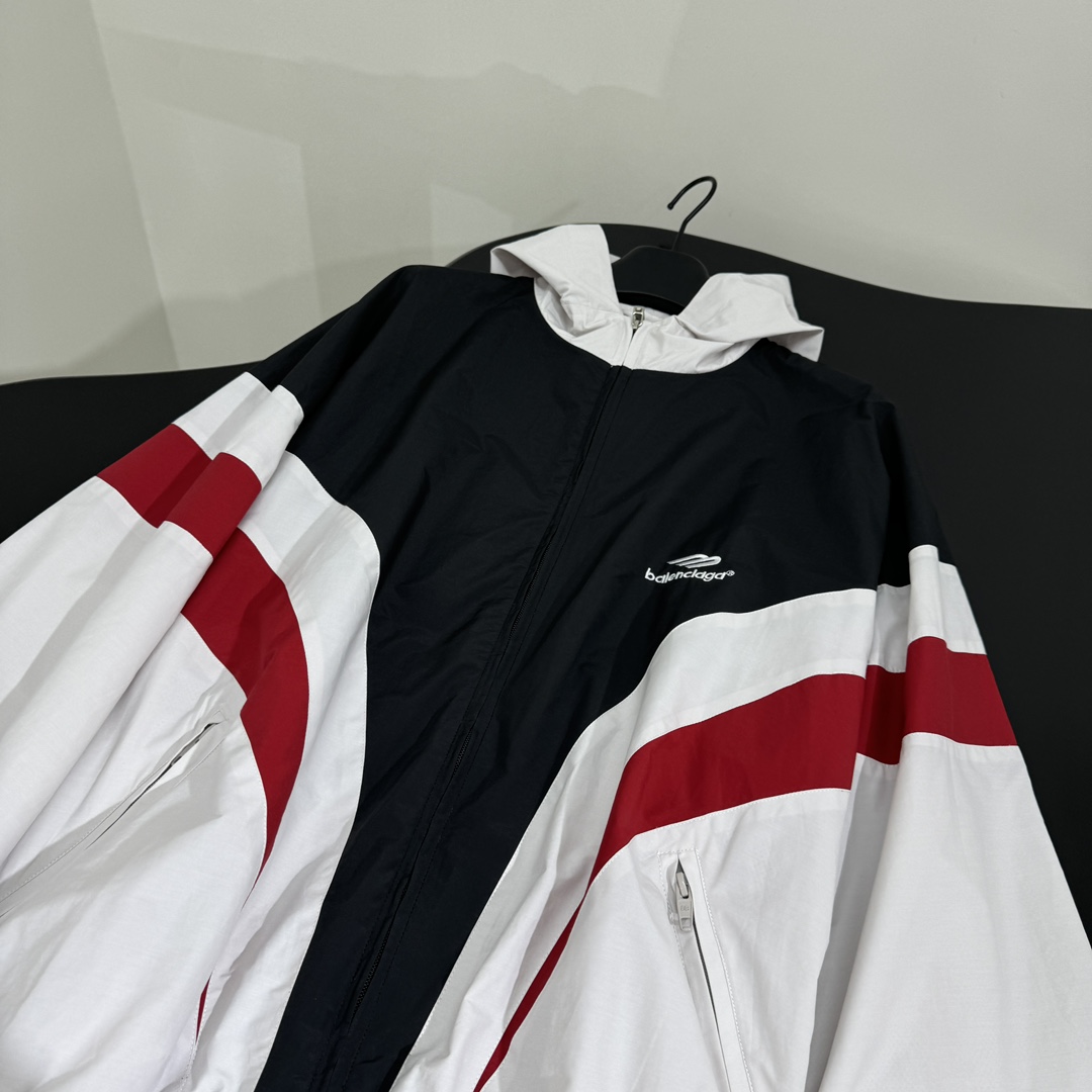 Balenciaga 3B Sports Icon Pull-Over Tracksuit Jacket - EUR FASHION
