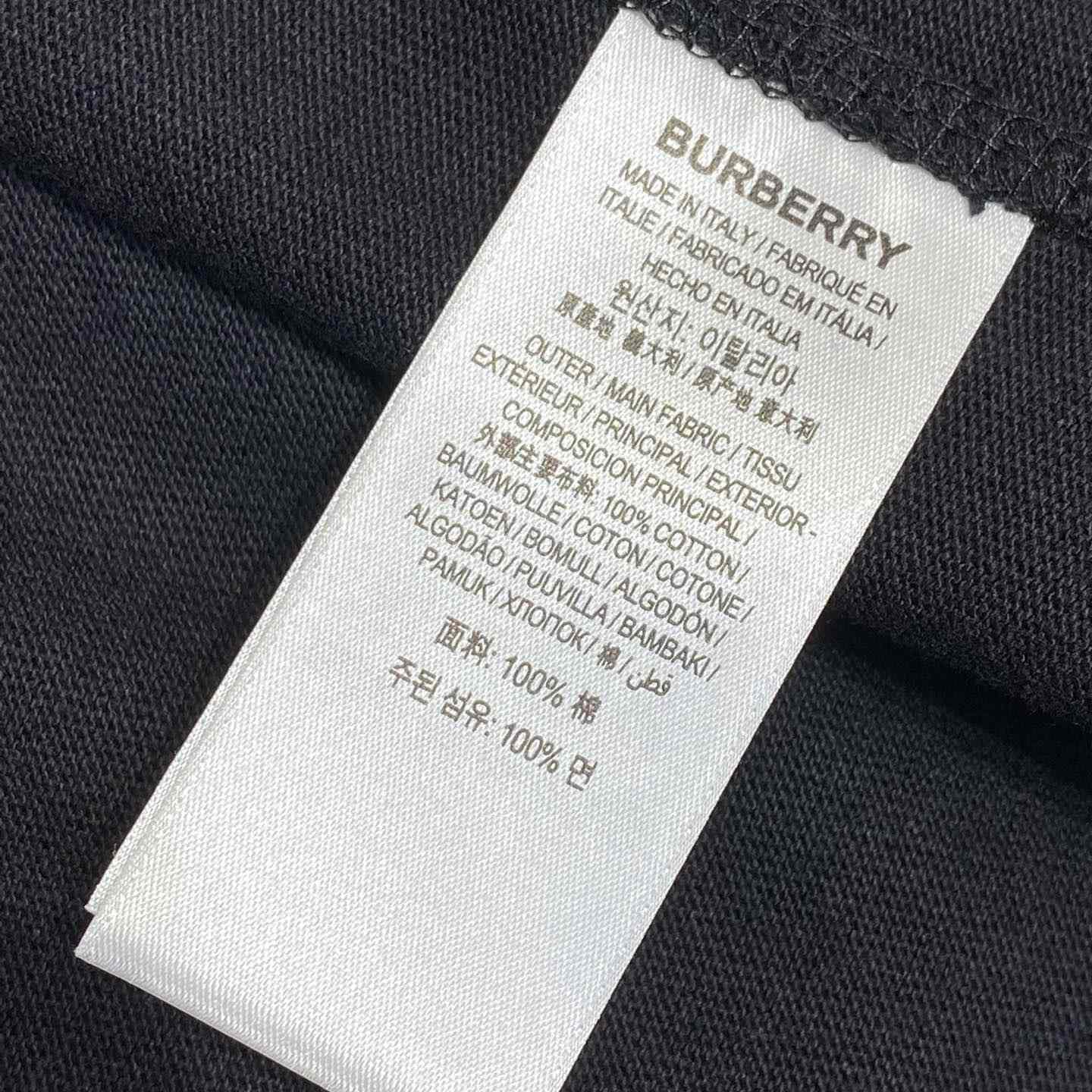 Burberry B Crest Cotton T-shirt  - EUR FASHION