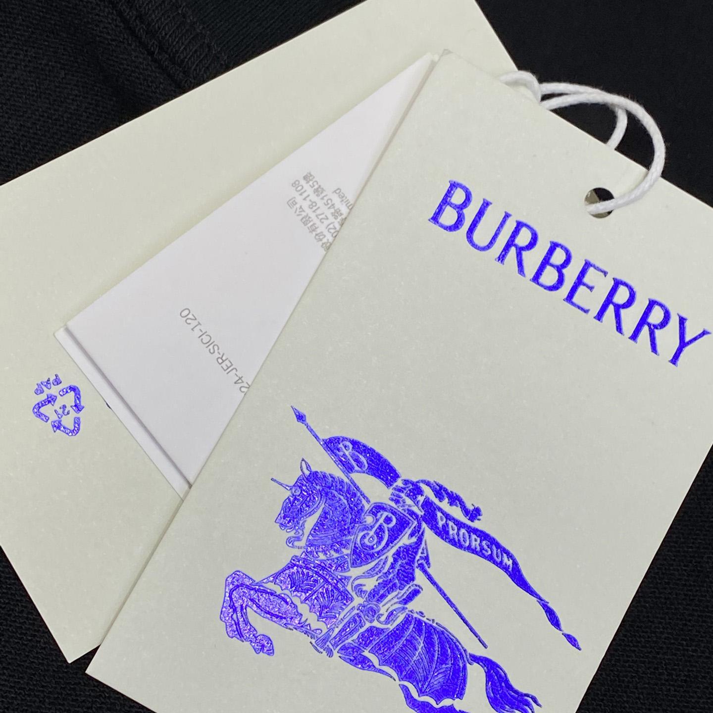 Burberry B Crest Cotton T-shirt  - EUR FASHION