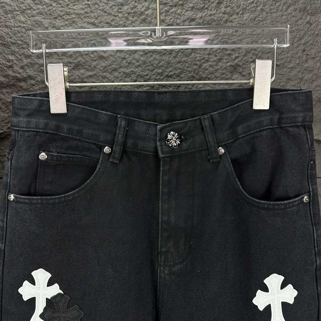Chrome Hearts Straight Leg Jeans - EUR FASHION