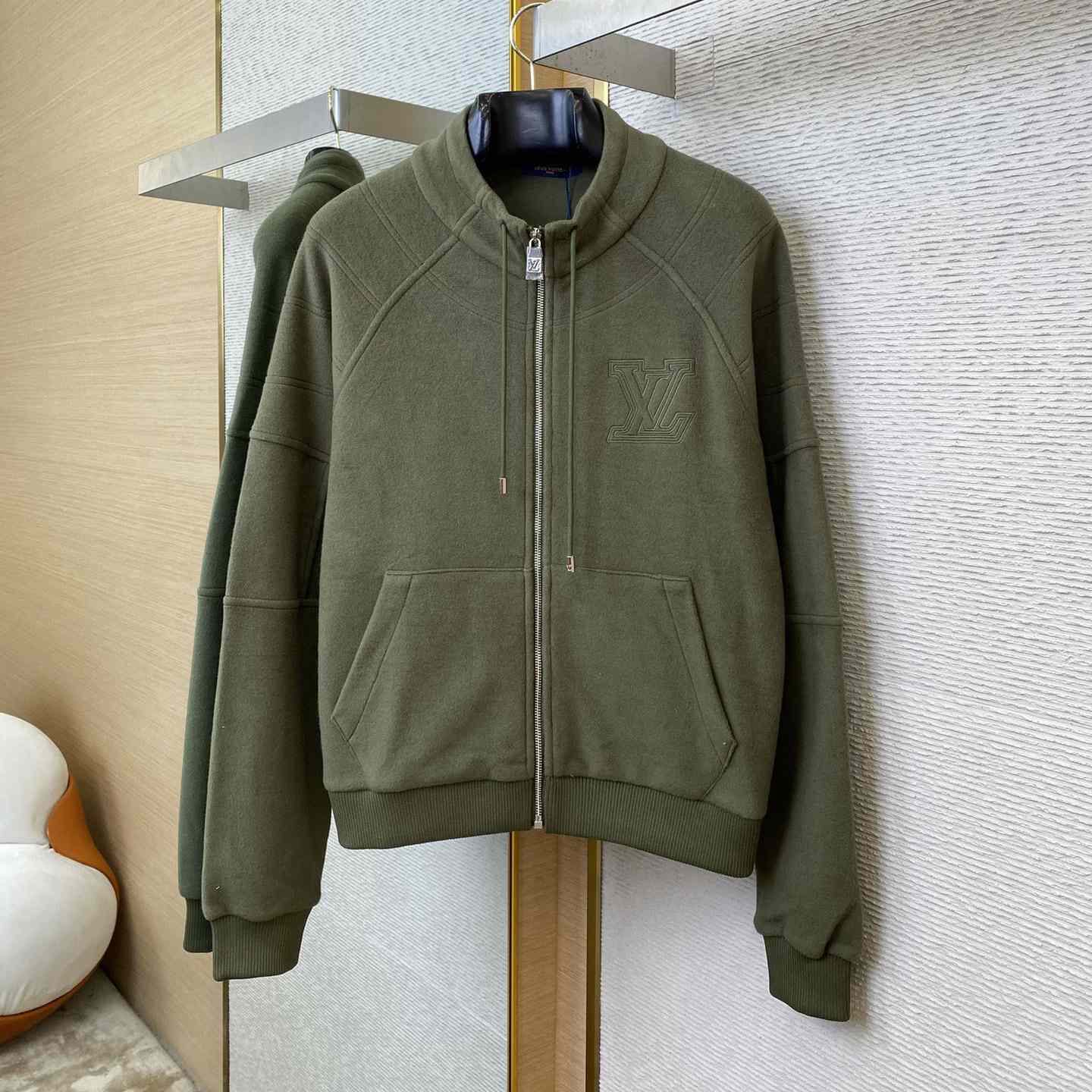 Louis Vuitton Quilted Textured Wool Blouson   1AGJXN - EUR FASHION