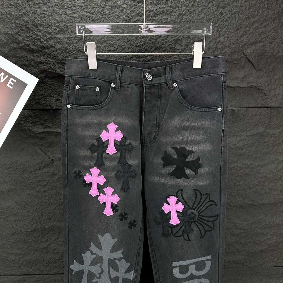 Chrome Hearts Straight Leg Jeans - EUR FASHION