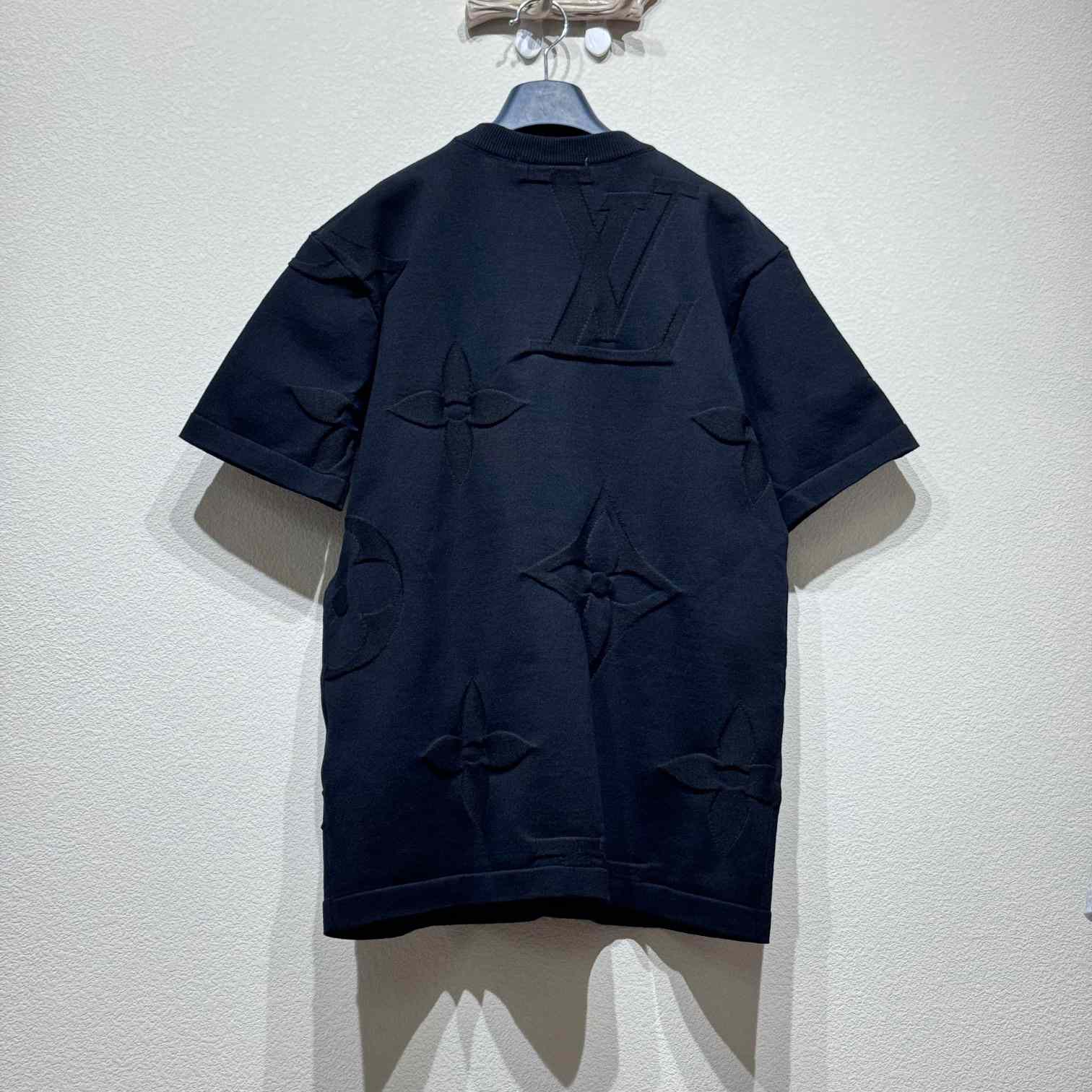 Louis Vuitton Monogram Short-Sleeved Cotton Crewneck    - EUR FASHION